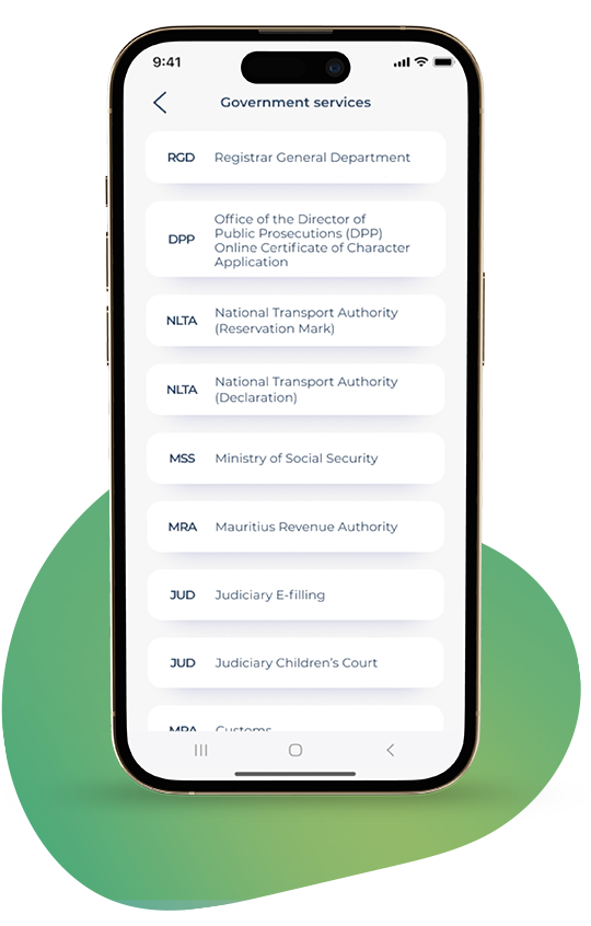 Government services image
