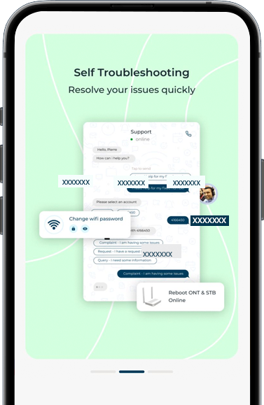 Online assistance in the myt care app