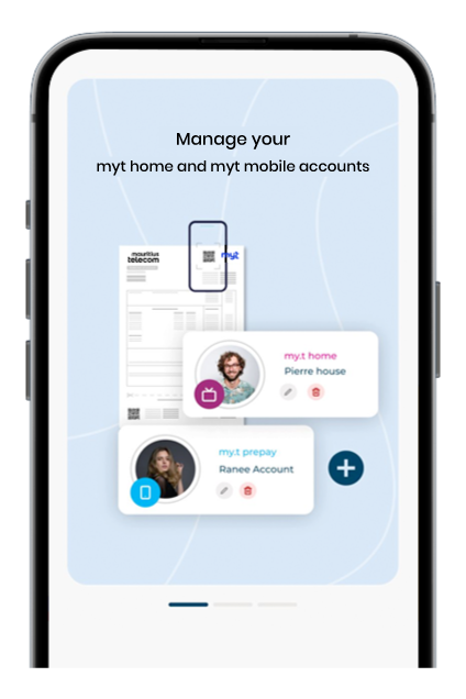 Mobile services in the myt care app